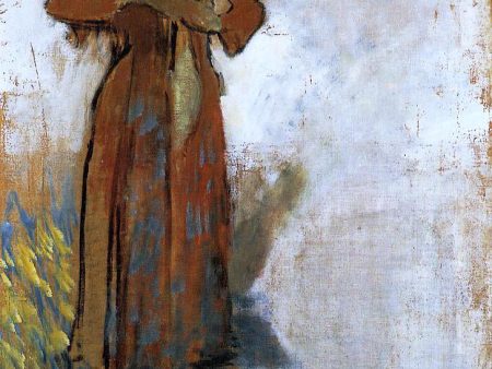 Woman with Loose Red Hair by Edgar Degas - Hand-Painted Oil Painting on Canvas Supply