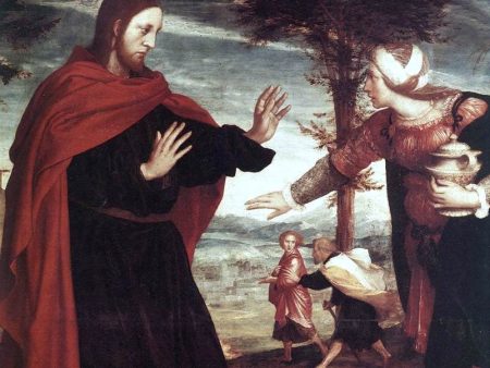 Noli me Tangere [detail] by The Younger Hans Holbein - Hand-Painted Oil Painting on Canvas Hot on Sale