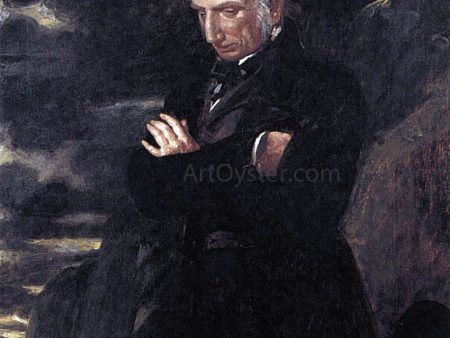 Wordsworth on Helvellyn by Benjamin Robert Haydon - Hand-Painted Oil Painting on Canvas For Sale