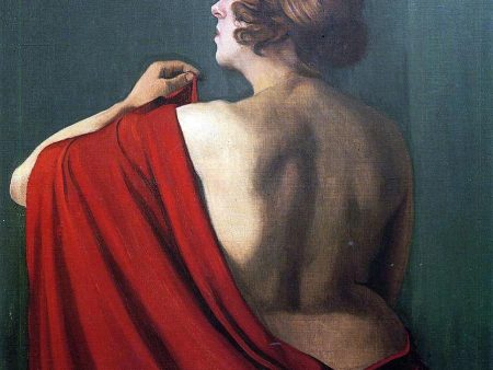 Woman with Red Shawl by Felix Vallotton - Hand-Painted Oil Painting on Canvas Supply