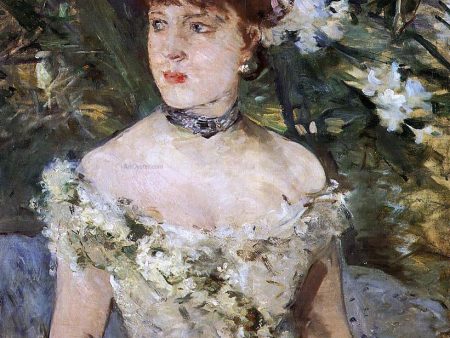 Young Woman Dressed for the Ball by Berthe Morisot - Hand-Painted Oil Painting on Canvas Fashion