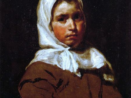 Young Peasant Girl by Diego Velazquez - Hand-Painted Oil Painting on Canvas Hot on Sale