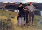 Vuelta del Campo by Joan I Bruguera - Hand-Painted Oil Painting on Canvas Cheap