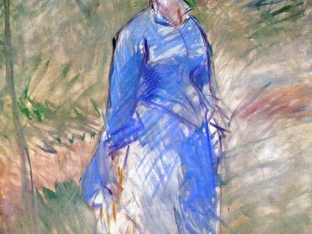 Young Woman in the Garden by Edouard Manet - Hand-Painted Oil Painting on Canvas Supply