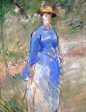 Young Woman in the Garden by Edouard Manet - Hand-Painted Oil Painting on Canvas Supply