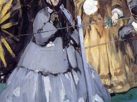 Women at the Races by Edouard Manet - Hand-Painted Oil Painting on Canvas Fashion