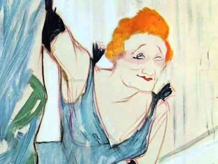 Yvette Guilbert Taking a Curtain Call by Henri De Toulouse-Lautrec - Hand-Painted Oil Painting on Canvas Online