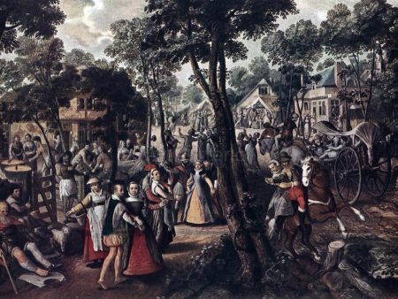 Village Feast by Joachim Beuckelaer - Hand-Painted Oil Painting on Canvas Online