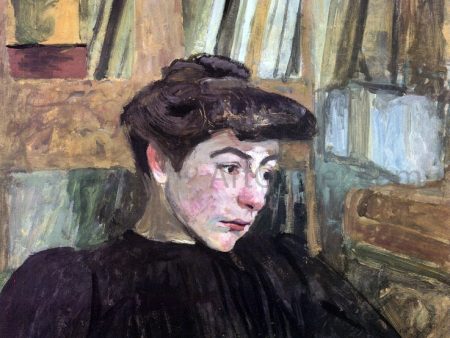 Woman with Black Eyebrows by Edouard Vuillard - Hand-Painted Oil Painting on Canvas Fashion