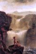 Hiawatha and Minnehaha on Their Honeymoon by Jerome B. Thompson - Hand-Painted Oil Painting on Canvas on Sale