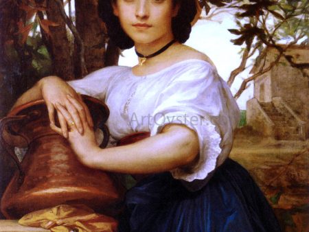 Young Roman Water Carrier by Diogene Napoleon Maillart - Hand-Painted Oil Painting on Canvas Discount