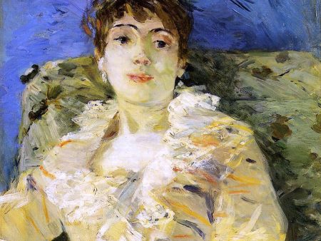 Young Woman on a Couch by Berthe Morisot - Hand-Painted Oil Painting on Canvas Online Hot Sale