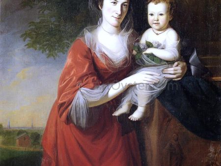 Mrs. John Dickenson and Her Daughter by Charles Willson Peale - Hand-Painted Oil Painting on Canvas Online