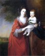 Mrs. John Dickenson and Her Daughter by Charles Willson Peale - Hand-Painted Oil Painting on Canvas Online