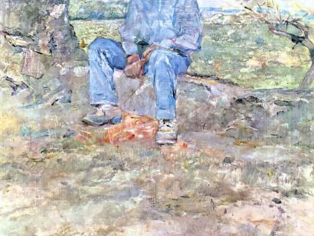 Young Routy at Celeyran by Henri De Toulouse-Lautrec - Hand-Painted Oil Painting on Canvas For Cheap