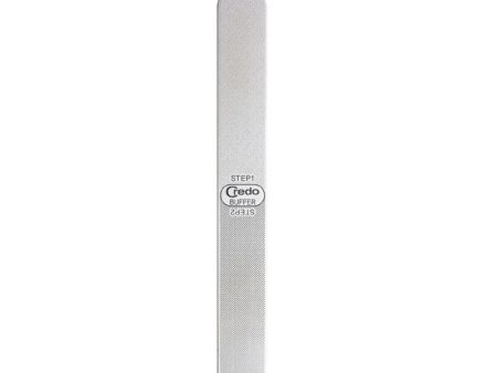 Metalinė, dvipusė dildė nagams Credo 2 in 1 Metal Nailfile & Buffer, CRE03855 Cheap