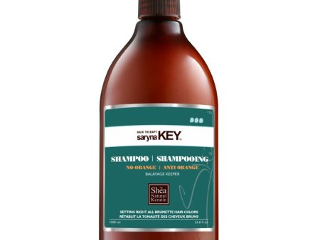 Šampūnas tamsiems plaukams Saryna Key No Orange Shampoo NO1000SHA, neutralizuoja oranžinį atspalvį, 1000 ml Online Sale