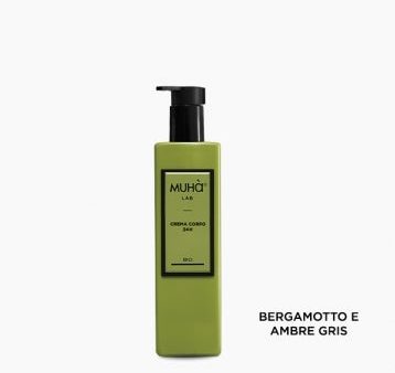 Kūno kremas MUHA BERGAMOTTO E AMBRE GRIS 230ml Online Hot Sale