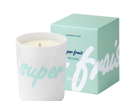 Kerzon Super Frais Fragranced Candle Kvepianti žvakė, 190g Online Sale